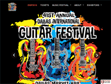 Tablet Screenshot of guitarshow.com